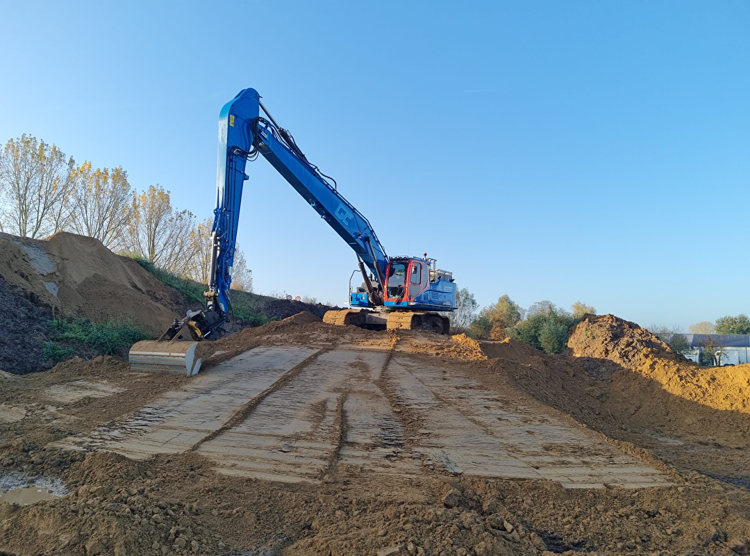 Rups graafmachine huren voor elk project